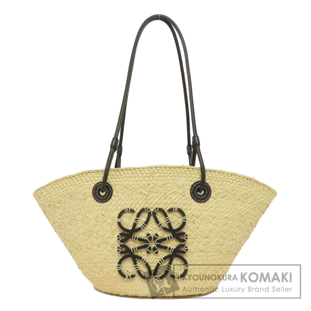Loewe Basket Bag Anagram Handbag Raffia